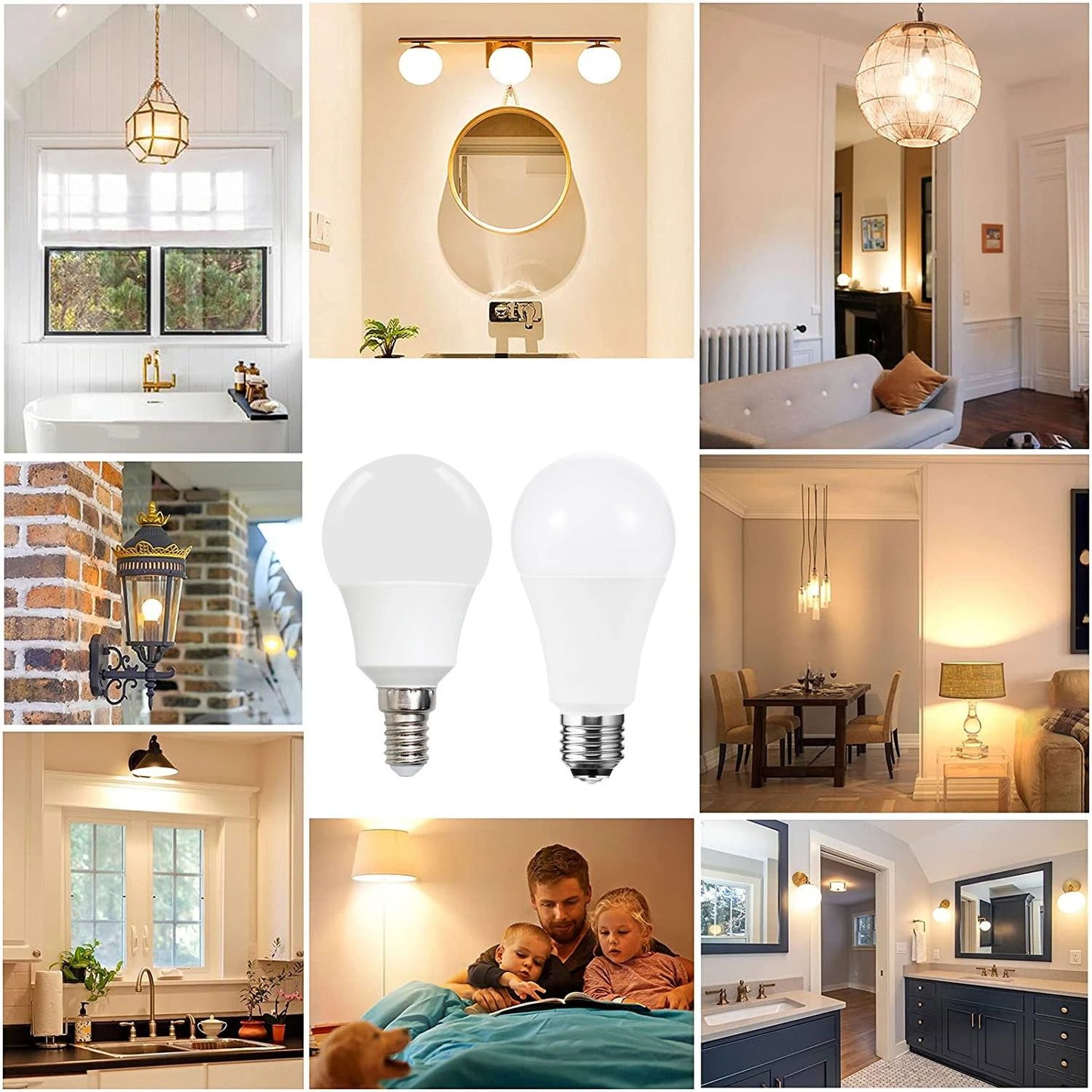 Energy Saving LED Bulb Lamps  E27 And E14 Base Options 3