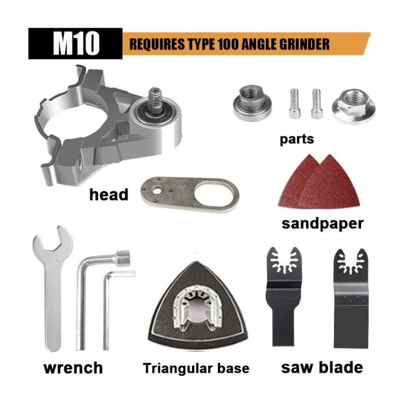 Universal Head Adapter For Angle Grinder  M10 Thread Conversion 6