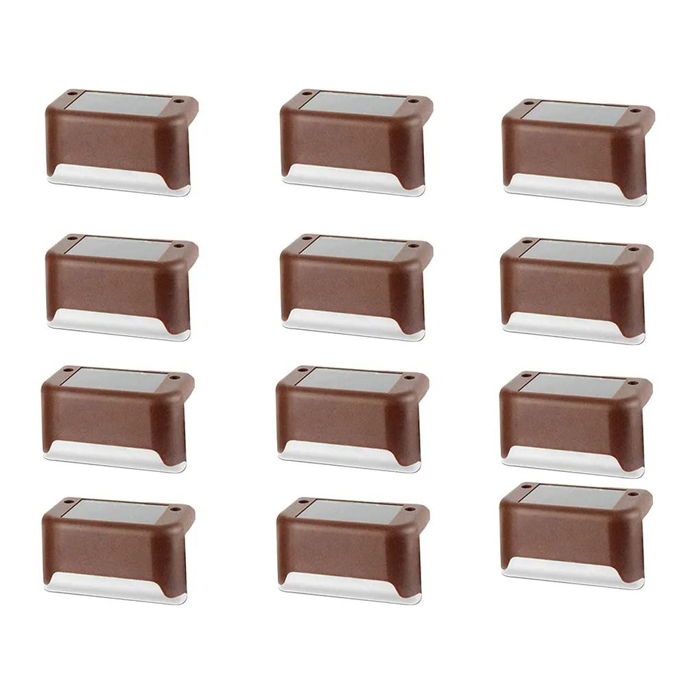 Solar LED Step Lights For Outdoor Garden And Deck 11