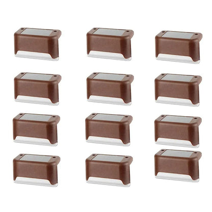 Solar LED Step Lights For Outdoor Garden And Deck 11