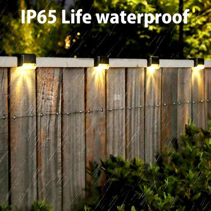 Solar LED Step Lights For Outdoor Garden And Deck 3