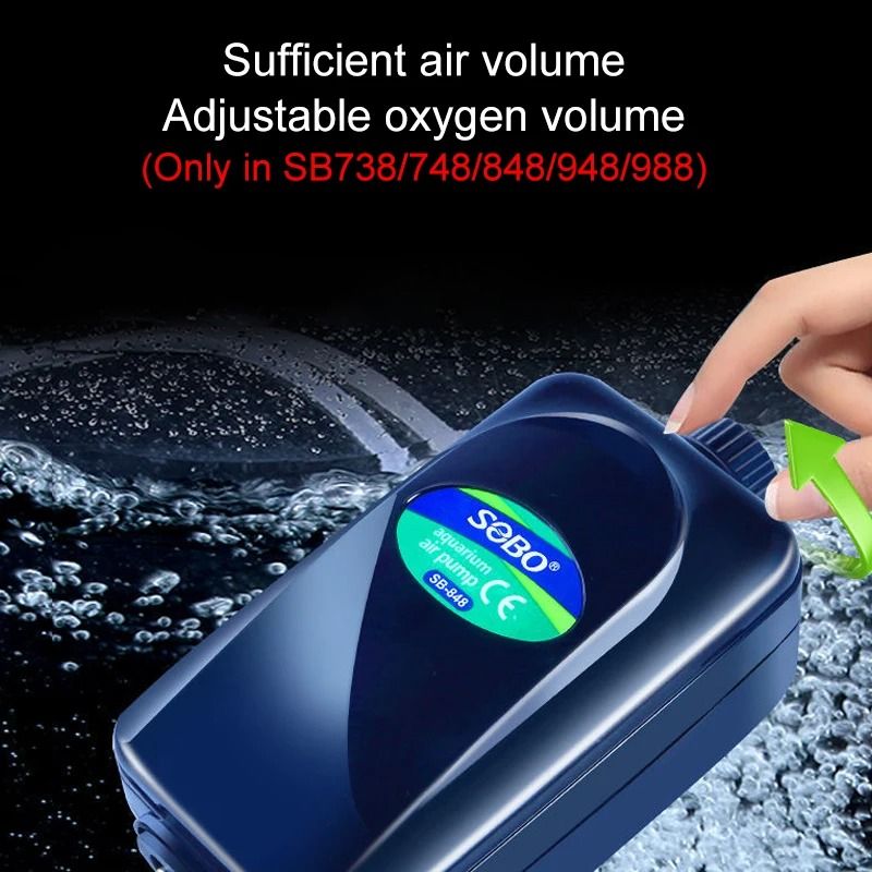 Silent Aquarium Oxygen Air Pump With Adjustable Air Volume 2