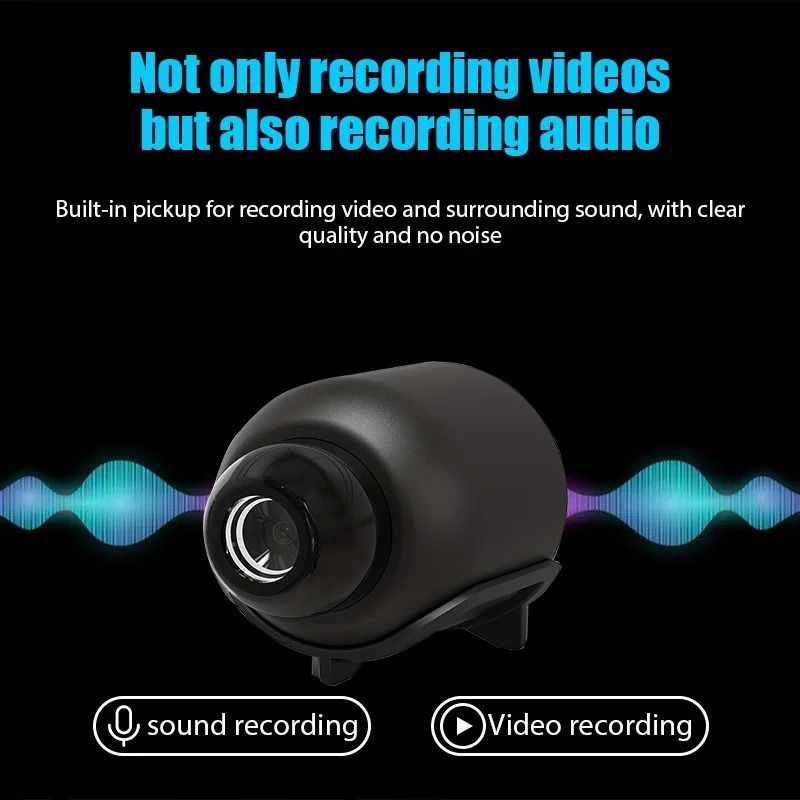 Wireless 1080p Mini Camera With Night Vision  Motion Detection 1