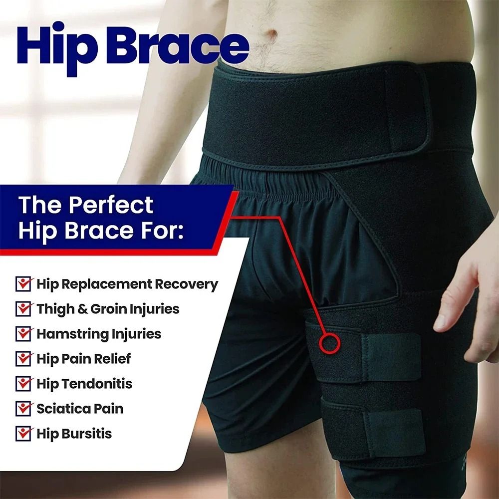 Hip  Thigh Compression Sleeve For Pain Relief  Support 3