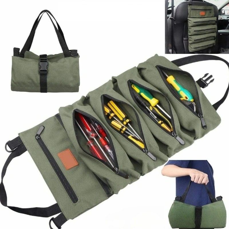 Heavy Duty Roll Up Tool Bag Organizer 1