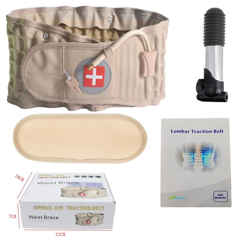 Lumbar Decompression Support Belt With Air Traction For Back Pain Relief 10