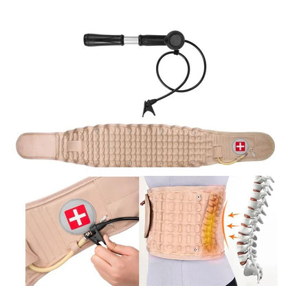 Lumbar Decompression Support Belt With Air Traction For Back Pain Relief 3