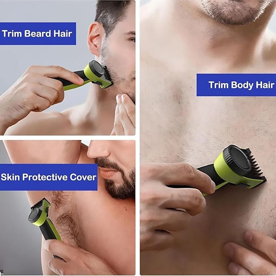 Nose Hair Trimmer Replacement Blades With Adjustable Guide Combs Compatible With One Blade QP2520 Q 2