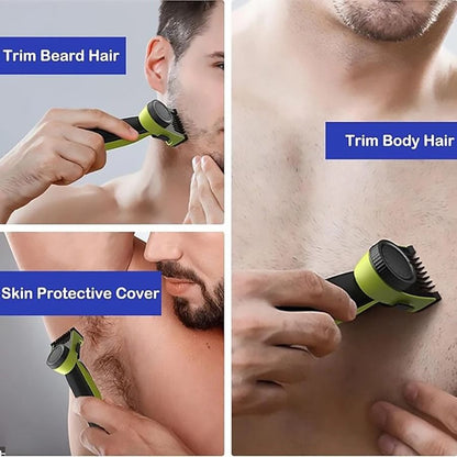 Nose Hair Trimmer Replacement Blades With Adjustable Guide Combs Compatible With One Blade QP2520 Q 2