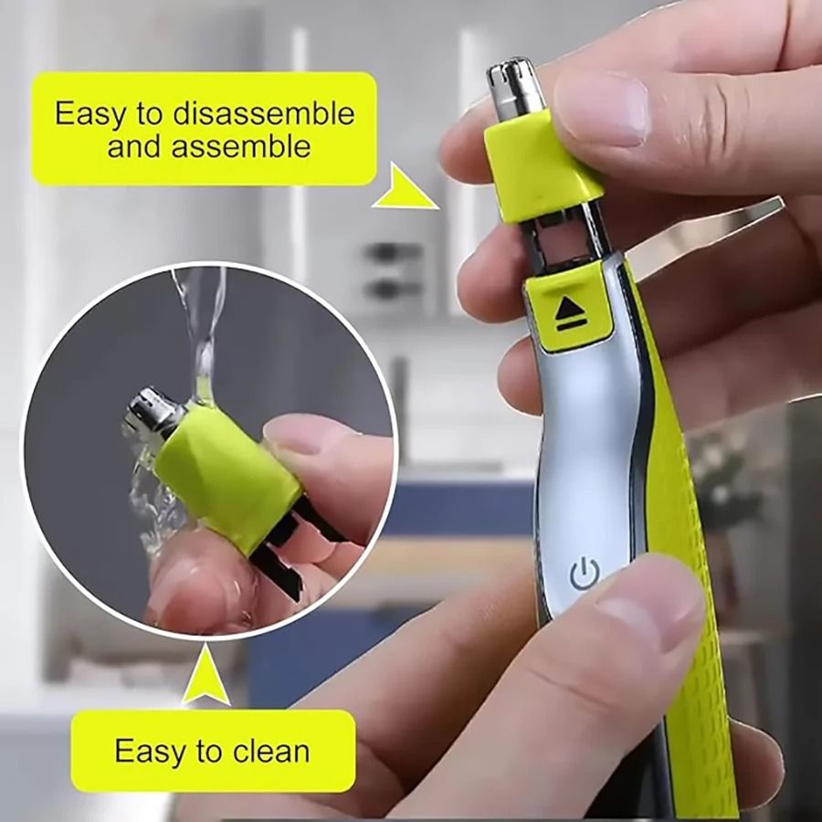 Nose Hair Trimmer Replacement Blades With Adjustable Guide Combs Compatible With One Blade QP2520 Q 4