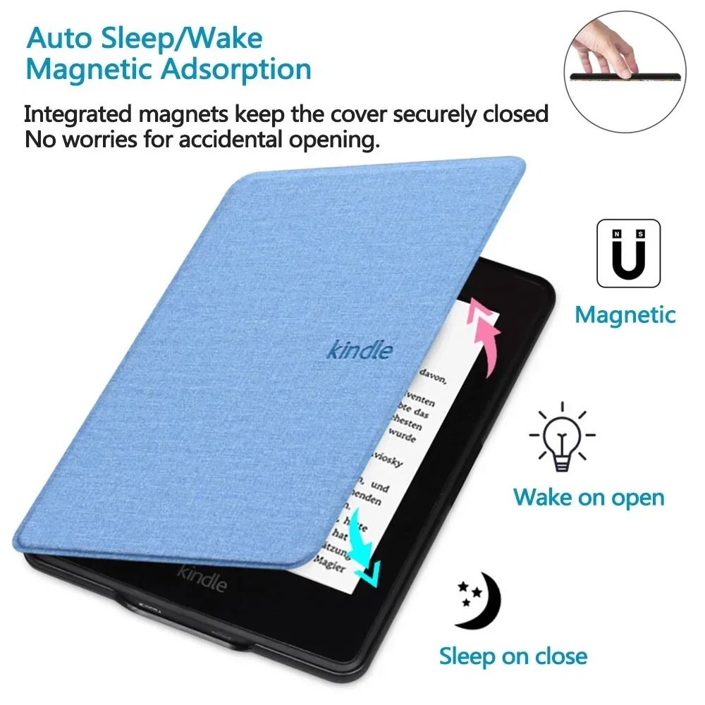 Case For Kindle Paperwhite 2024 2022 2021 Magnetic Pouch Cover Shell For Multiple Generations 2