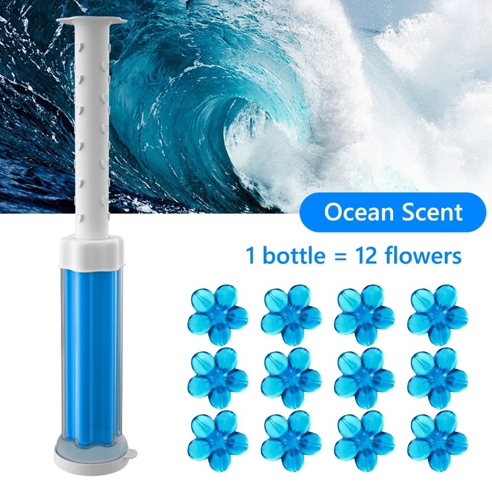 Toilet Cleaner Gel Odor Remover With Floral Scents LongLasting Aromatic Toilet Gel 9