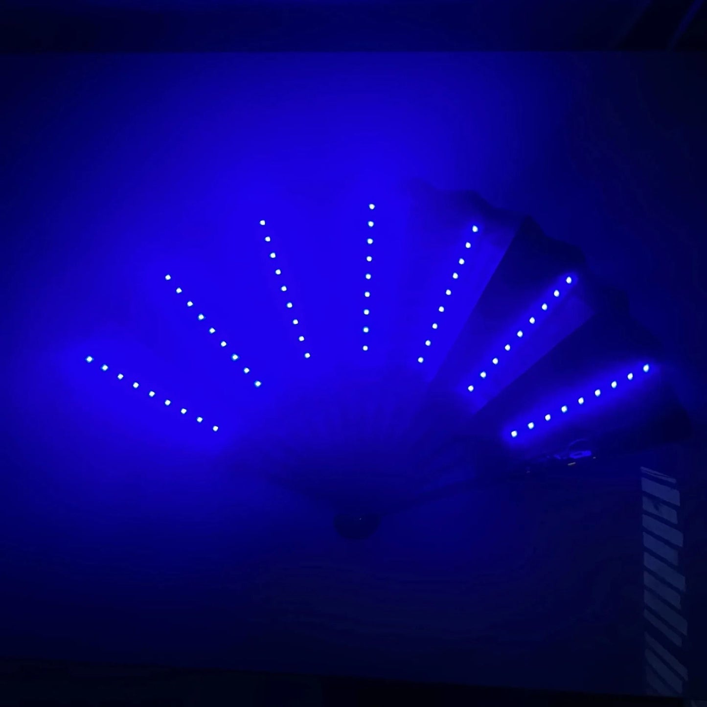 Glow Folding LED Fan Light Up Festival Party Accessory 14