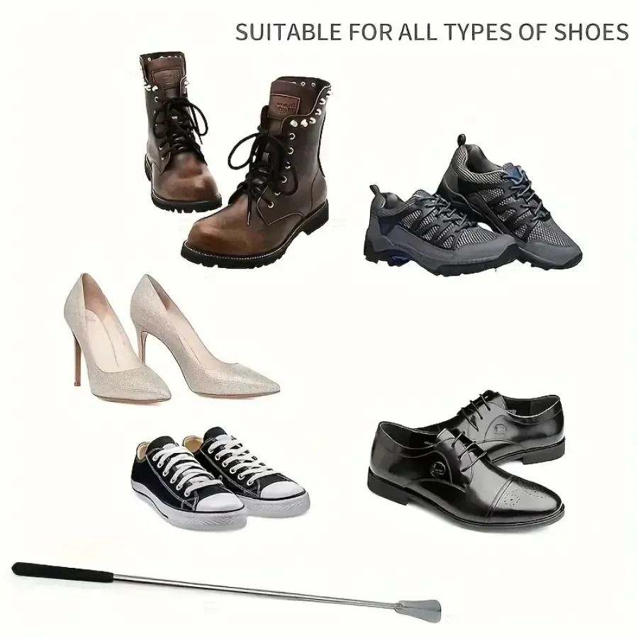 Retractable Stainless Steel Shoe Horn 5