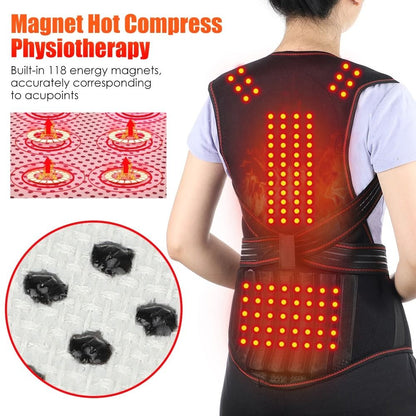 Magnetic Tourmaline Self Heating Vest  Lumbar Brace For Pain Relief 1
