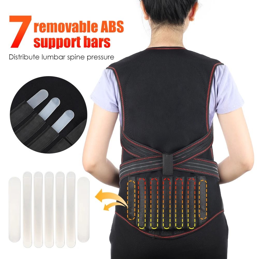 Magnetic Tourmaline Self Heating Vest  Lumbar Brace For Pain Relief 3