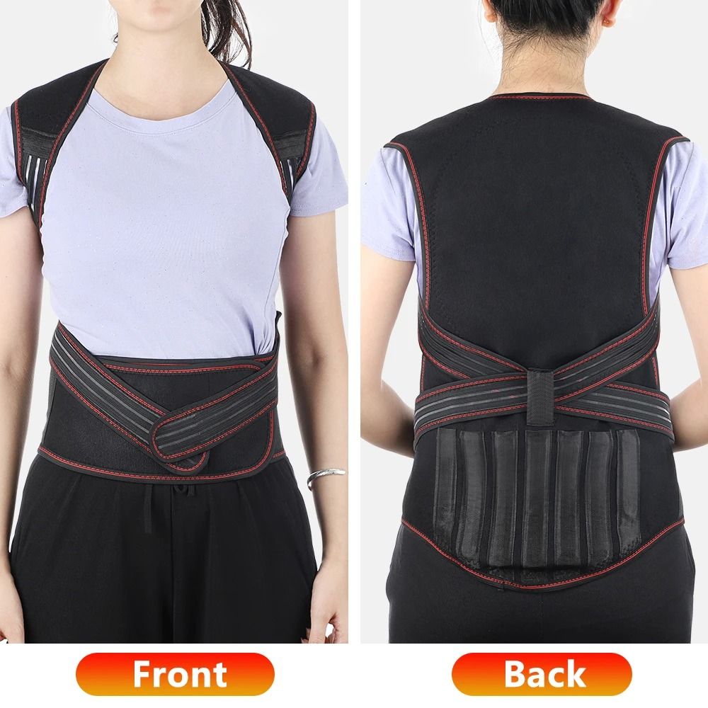 Magnetic Tourmaline Self Heating Vest  Lumbar Brace For Pain Relief 5