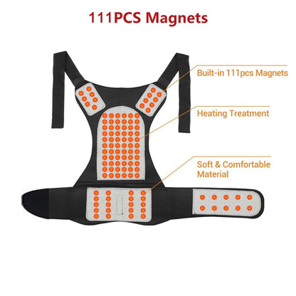 Magnetic Tourmaline Self Heating Vest  Lumbar Brace For Pain Relief 6