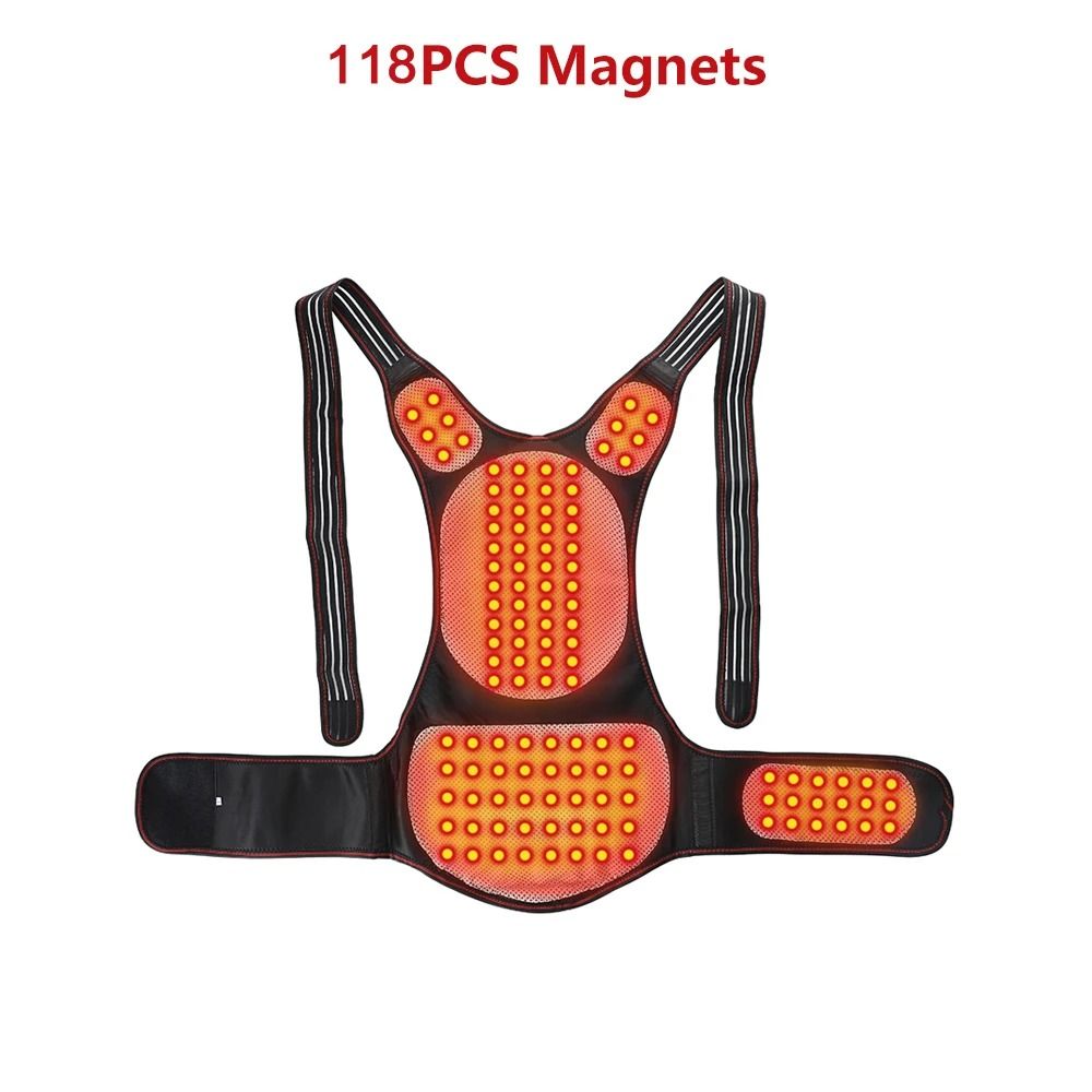 Magnetic Tourmaline Self Heating Vest  Lumbar Brace For Pain Relief 7