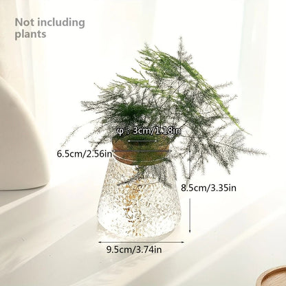 Glass Planter Propagation Station Vase Rack Tabletop Hydroponic Plants Decoration 11