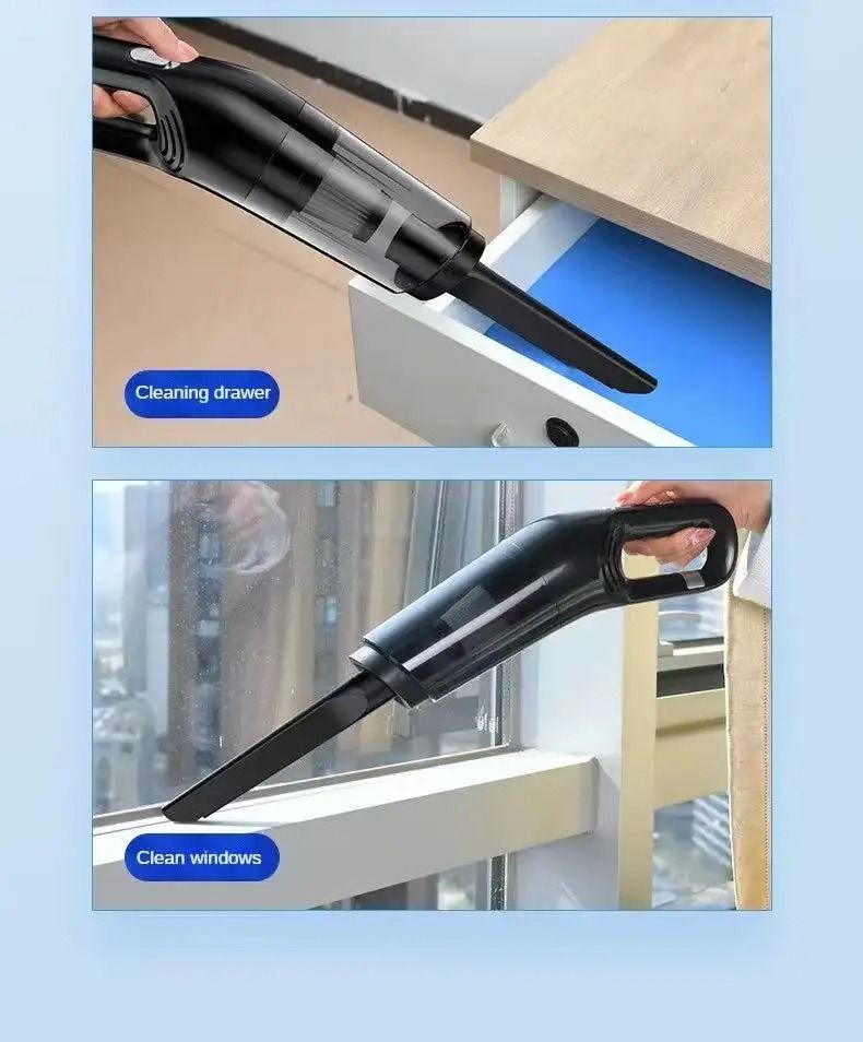 Portable Wireless Car Vacuum Cleaner High Power 10000PA Suction 1