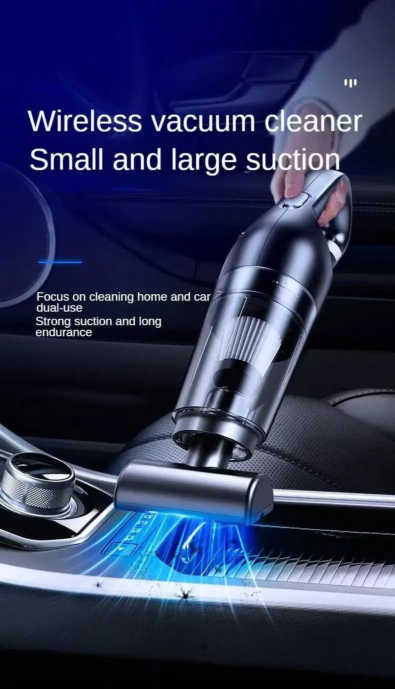Portable Wireless Car Vacuum Cleaner High Power 10000PA Suction 2