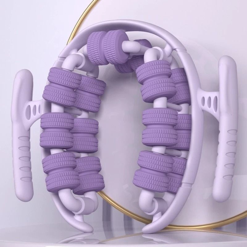 28 Wheel Leg Clamp Massager Body Slimming Roller For Muscle Relaxation And Pain Relief 9