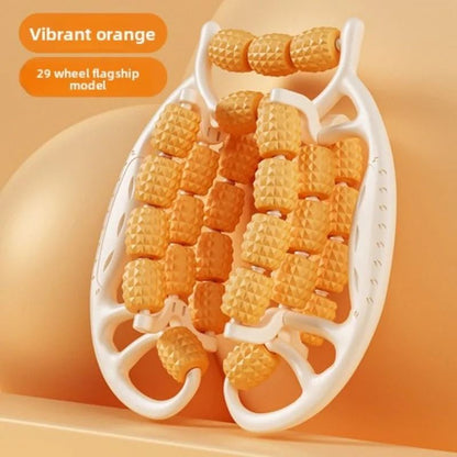 28 Wheel Leg Clamp Massager Body Slimming Roller For Muscle Relaxation And Pain Relief 14