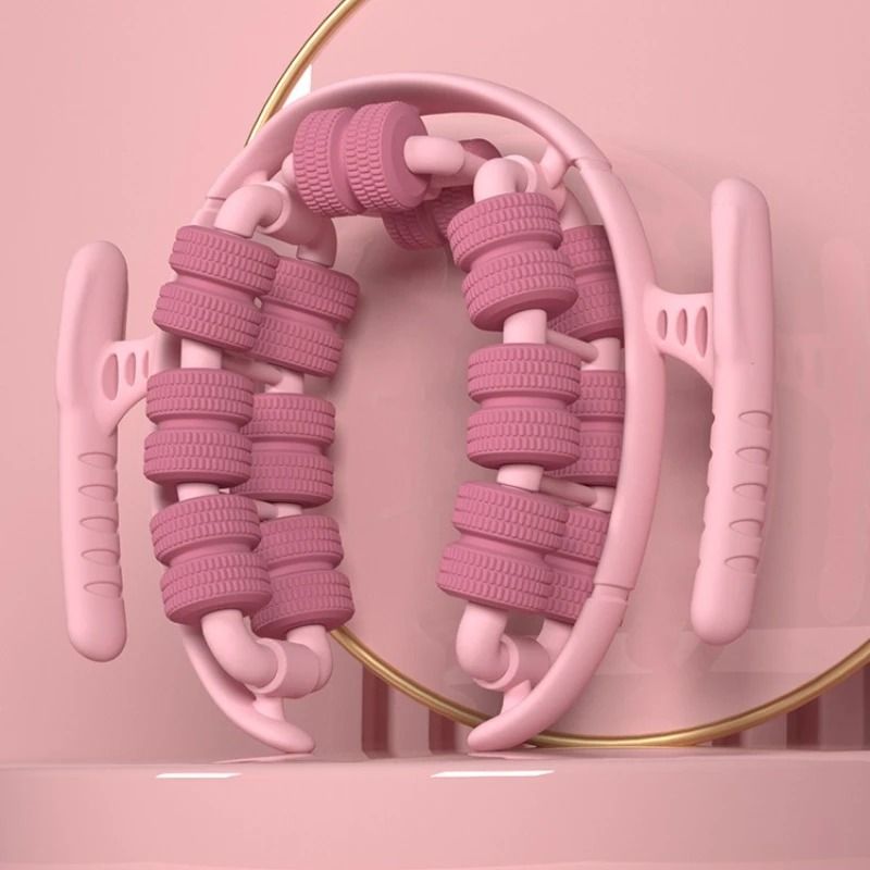 28 Wheel Leg Clamp Massager Body Slimming Roller For Muscle Relaxation And Pain Relief 8