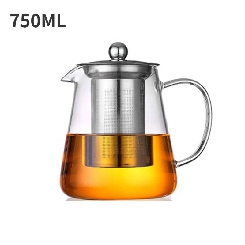 Heat Resistant Glass Teapot With Stainless Steel Infuser  Elegant Kung Fu Teaware For Loose Leaf Te 8