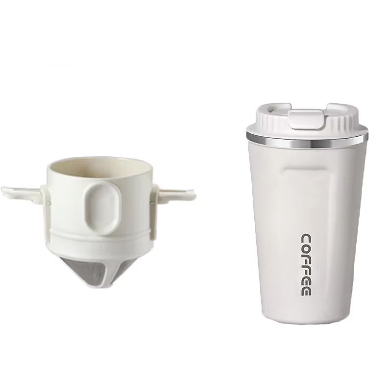 Stainless Steel Portable Coffee Dripper  Reusable Pour Over Coffee  Tea Filter Set 10