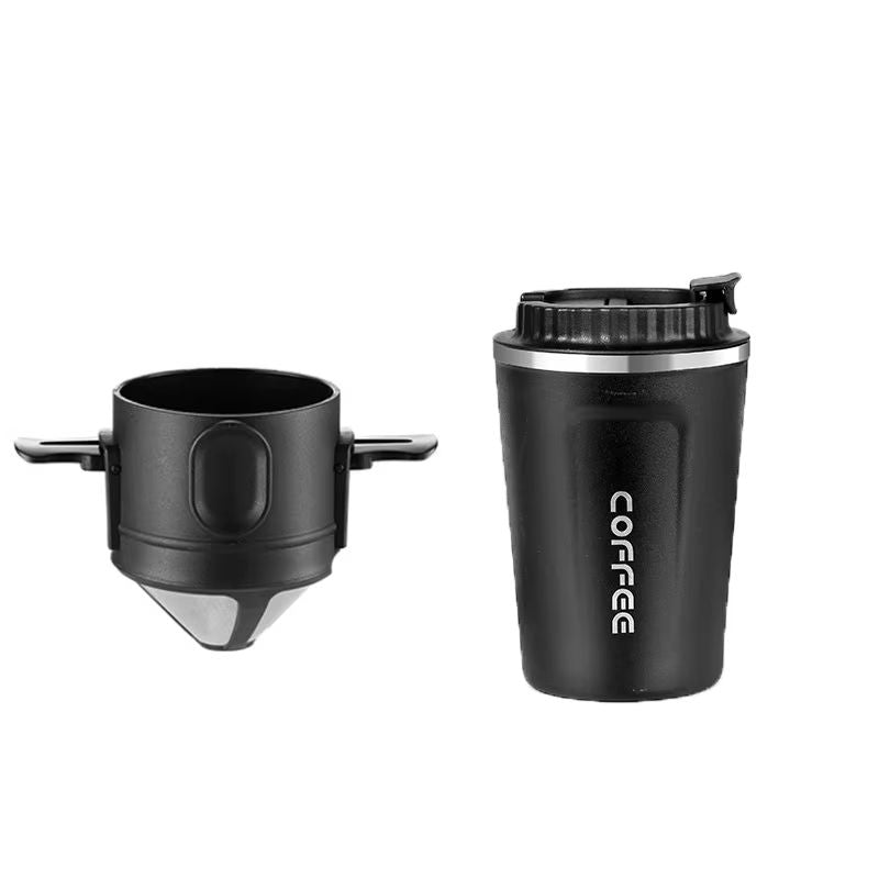Stainless Steel Portable Coffee Dripper  Reusable Pour Over Coffee  Tea Filter Set 8