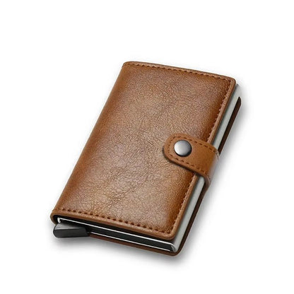 Carbon Fiber RFID Wallet  Slim Minimalist Metal Credit Card Holder For Men 10