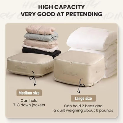 Large Capacity Self Compression Storage Bag  Heavy Duty Duvet  Moving Organizer 2