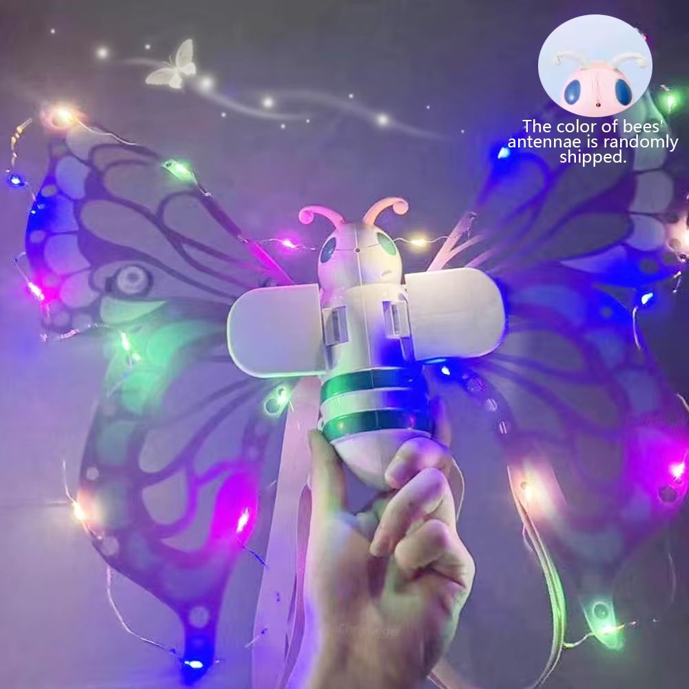 Magical Electric Butterfly Fairy Wings With Lights  Kids Cosplay DressUp Costume 1