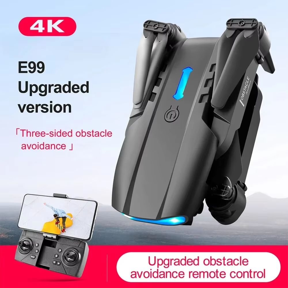 E99 4K HD Folding Drone With Camera  Remote Control Quadcopter For Aerial Photography 1