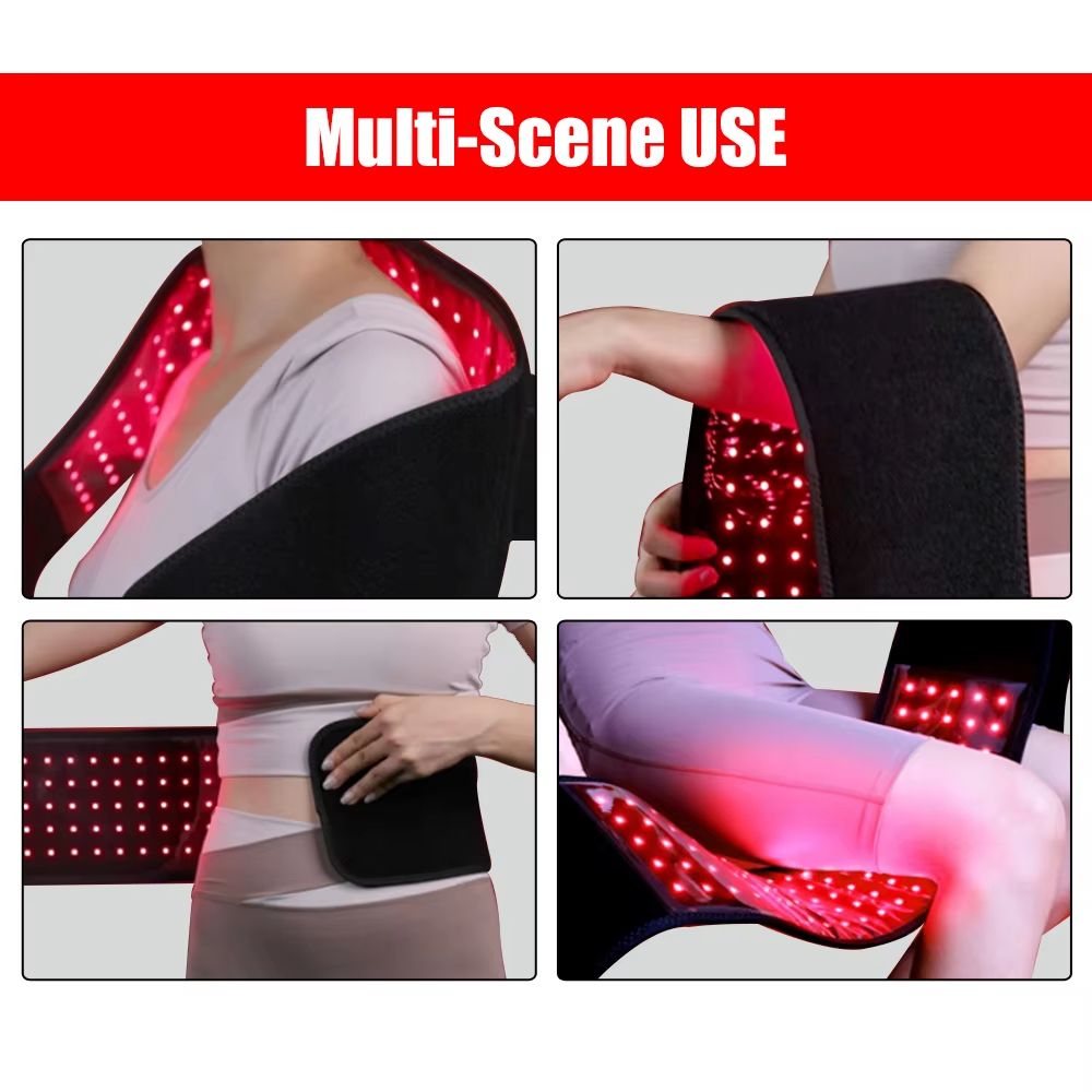 Red Light Therapy Belt With 660nm  850nm Near Infrared For Pain Relief And Circulation 1