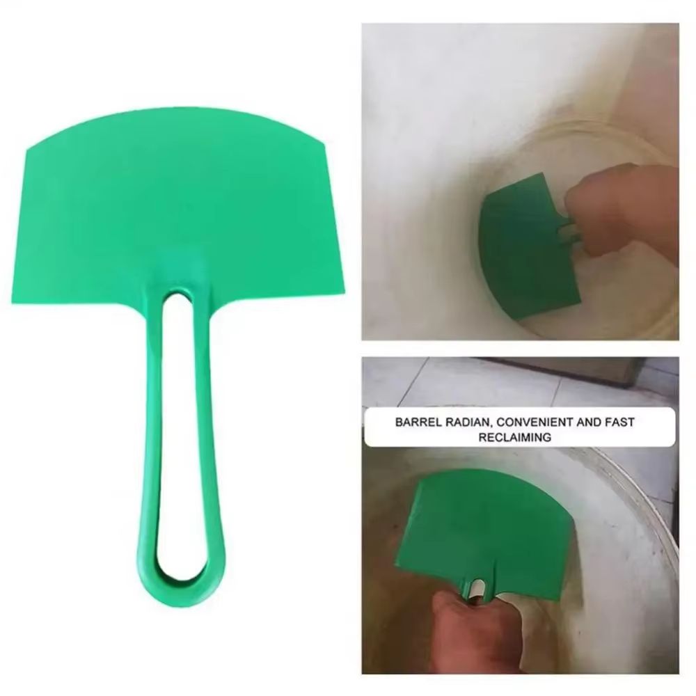 Curved Bucket Scoop Scraper And Putty Knife Set  Durable Drywall  Plaster Finishing Tools 1