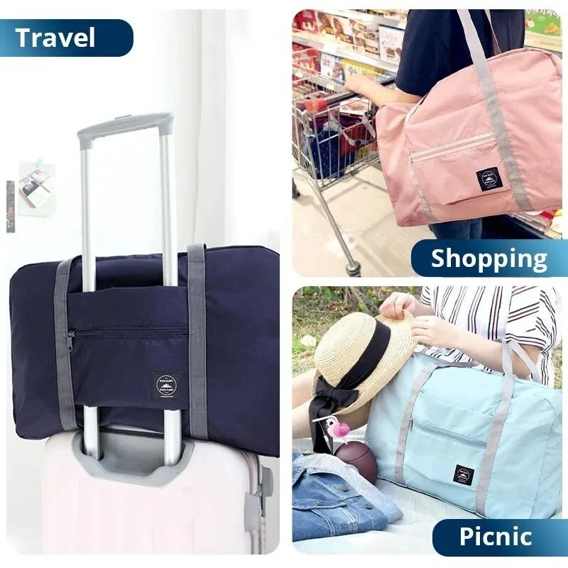 Foldable Travel Duffel Bag 2 Pack Carry On And Weekender Bag 4