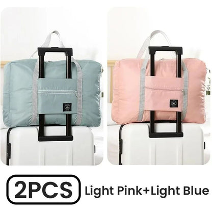 Foldable Travel Duffel Bag 2 Pack Carry On And Weekender Bag 8