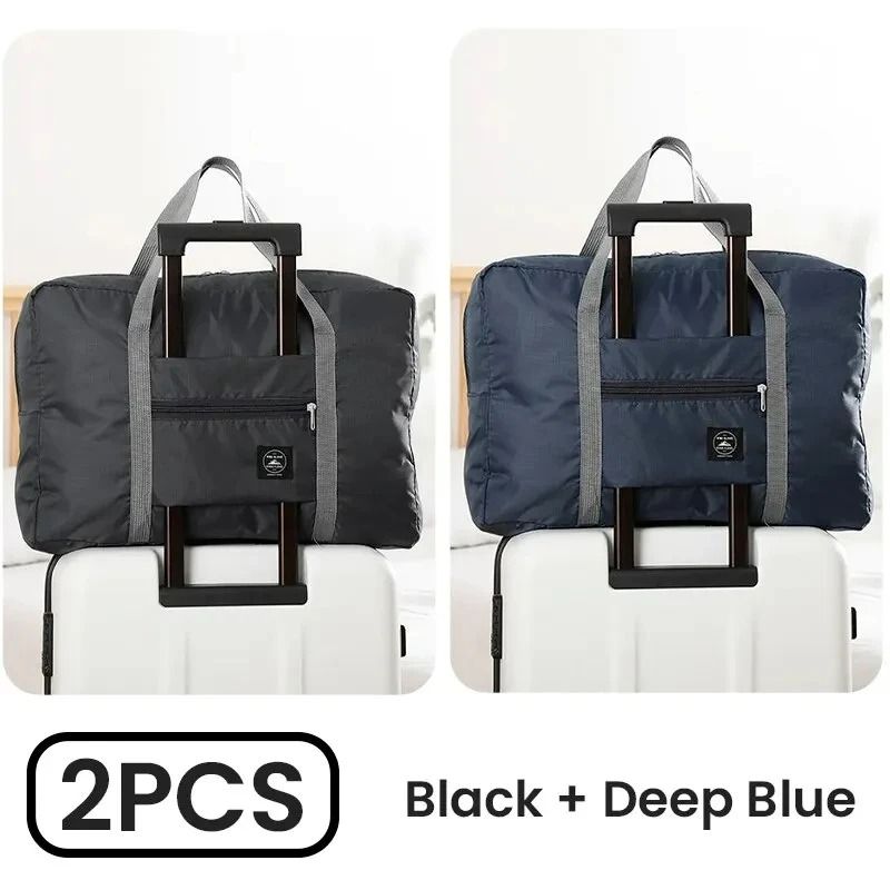Foldable Travel Duffel Bag 2 Pack Carry On And Weekender Bag 9