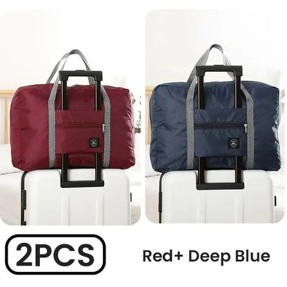 Foldable Travel Duffel Bag 2 Pack Carry On And Weekender Bag 10