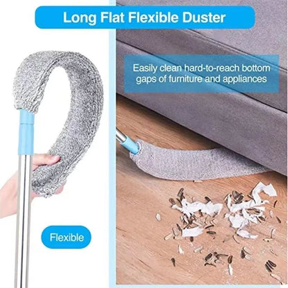 Telescopic Microfiber Duster With Long Handle For Blinds And Household Cleaning 4