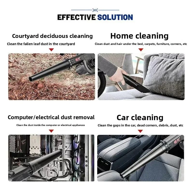 Powerful Rechargeable Lithium Battery Blower For Home  Auto Dust Removal 1
