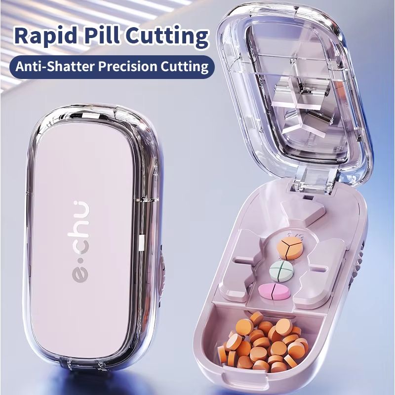 3in1 Pill Cutter And Medicine Splitter  Precise Tablet Divider Quarter  Half Pill Organizer Portabl 3