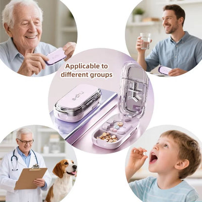 3in1 Pill Cutter And Medicine Splitter  Precise Tablet Divider Quarter  Half Pill Organizer Portabl 5