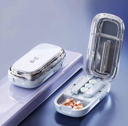 3in1 Pill Cutter And Medicine Splitter  Precise Tablet Divider Quarter  Half Pill Organizer Portabl 6