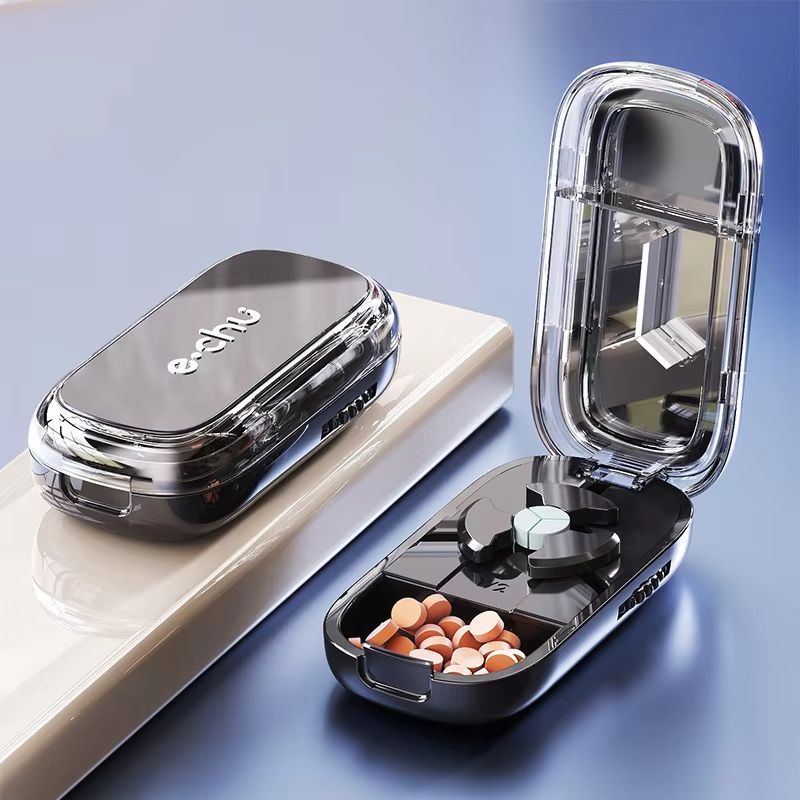 3in1 Pill Cutter And Medicine Splitter  Precise Tablet Divider Quarter  Half Pill Organizer Portabl 12