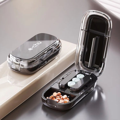 3in1 Pill Cutter And Medicine Splitter  Precise Tablet Divider Quarter  Half Pill Organizer Portabl 15