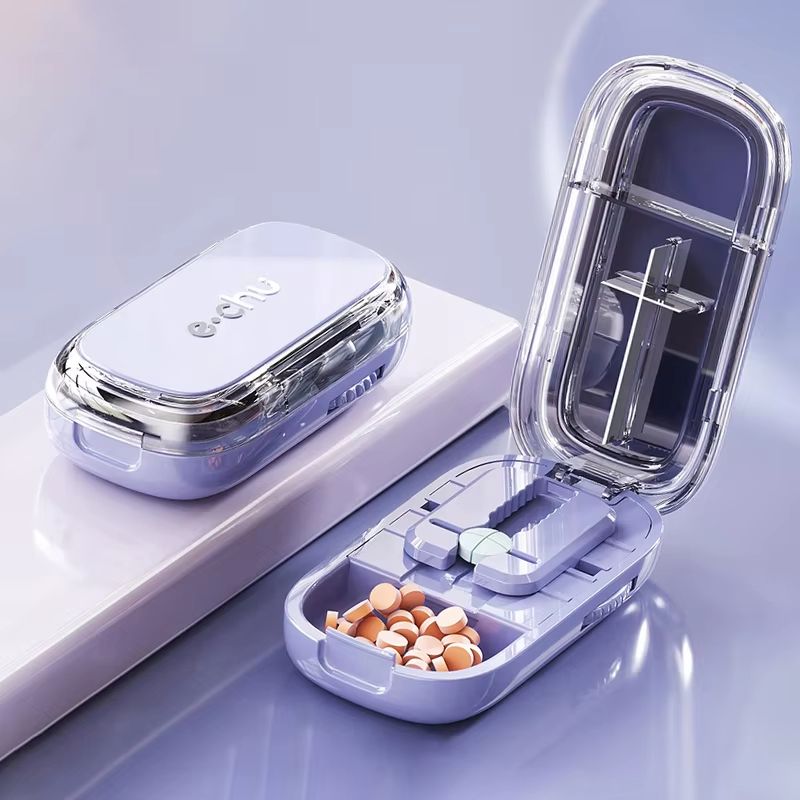3in1 Pill Cutter And Medicine Splitter  Precise Tablet Divider Quarter  Half Pill Organizer Portabl 18